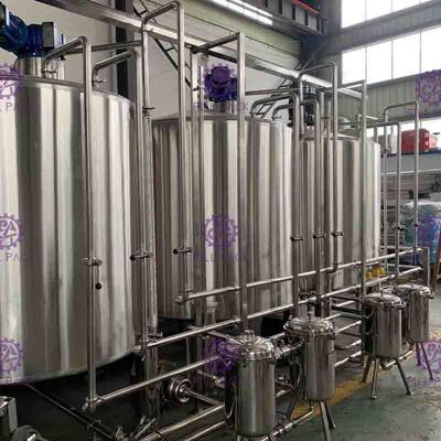 Chaîne de production carbonatée électrique de boissons boisson de bière faisant la machine
