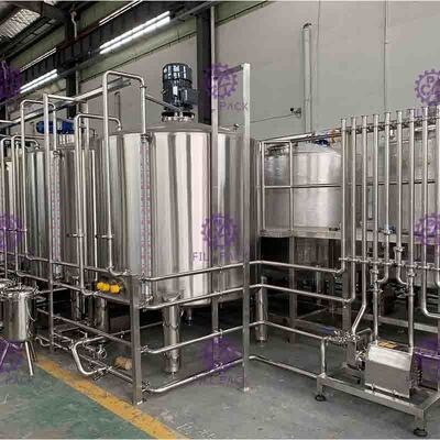 Chaîne de production carbonatée électrique de boissons boisson de bière faisant la machine