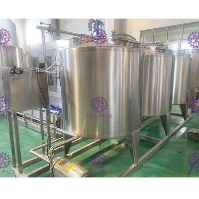 Chaîne de fabrication de boisson non alcoolisée de système de nettoyage de CIP semi automobile avec le réservoir 500L