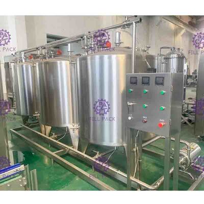 Chaîne de fabrication de boisson non alcoolisée de système de nettoyage de CIP semi automobile avec le réservoir 500L