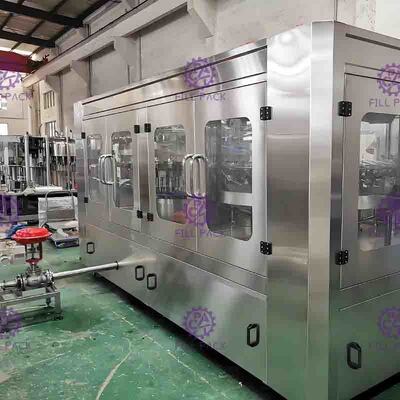 Verre en plastique 3 de boissons d'ANIMAL FAMILIER carbonaté de boisson dans 1 machine/équipement/usine/système Monobloc de production de bouteille
