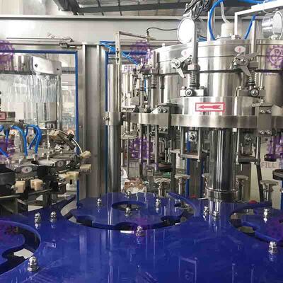 Verre en plastique 3 d'ANIMAL FAMILIER de vin de jus de l'eau carbonatée dans 1 machine de remplissage de bouteilles/équipement/ligne/usine/système Monobloc