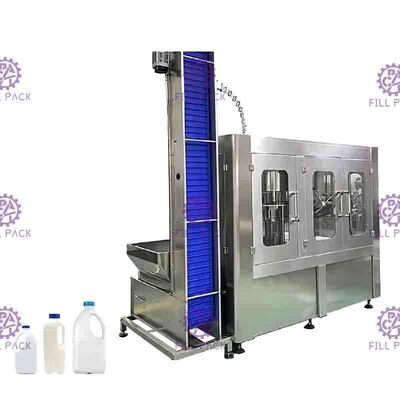 Machine de remplissage de lait de l'intégrale 3 in-1washing-filing-capping de bouteille du monoblock 6000BPH/dispositif automatiques