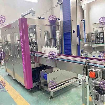 Machine de remplissage de lait de l'intégrale 3 in-1washing-filing-capping de bouteille du monoblock 6000BPH/dispositif automatiques