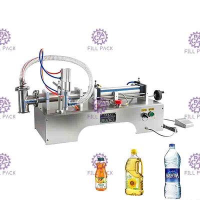 machine de remplissage pneumatique de l'eau minérale de machine de remplissage de la pâte 25bpm avec le commutateur de pied