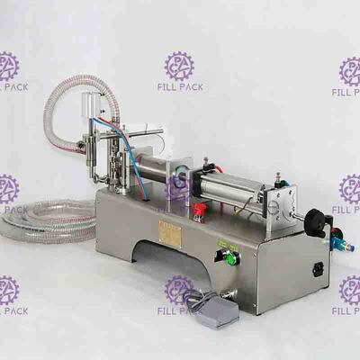 machine de remplissage pneumatique de l'eau minérale de machine de remplissage de la pâte 25bpm avec le commutateur de pied