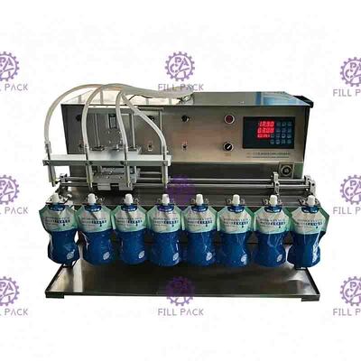 Semi automatique tenez les becs Juice Milk du bureau 10 de machine de remplissage de l'eau de poche