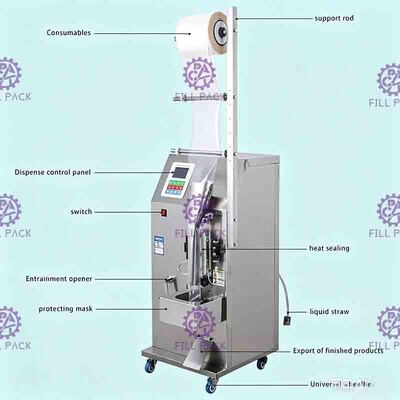 Machine de scellage remplissante du petit sachet 1000BPH liquide pour l'eau potable ou le jus