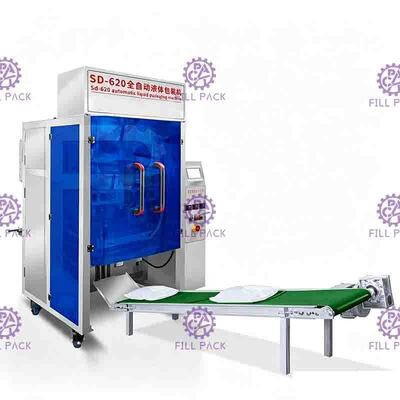 PLC liquide de machine de conditionnement de sachet du film 10KG composé programmable