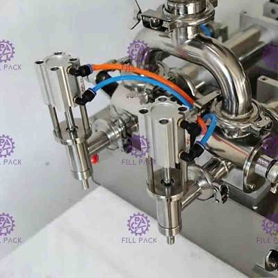 machine de remplissage liquide pneumatique semi automatique de la pâte 1000ml