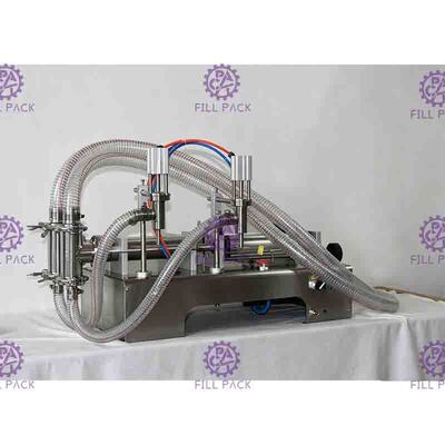 Double boisson remplissante liquide pneumatique des têtes 1000BPH de dispositif