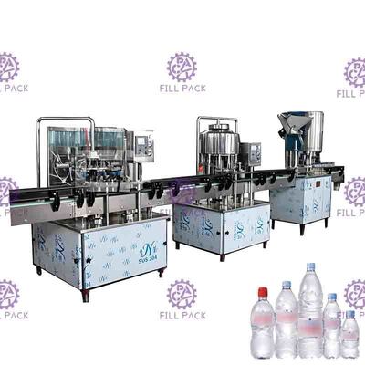 Minerai de 2000BPH Monoblock rinçant le type linéaire de capsulage remplissant de machine