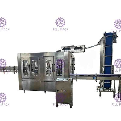 l'eau de 2L Monoblock rinçant la bouteille de capsulage remplissante 0.5Mpa potable pur d'ANIMAL FAMILIER de machine