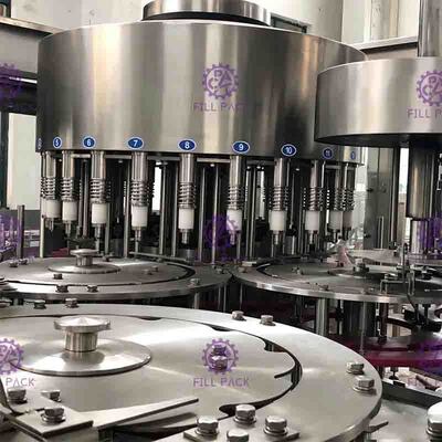 l'eau de 2L Monoblock rinçant la bouteille de capsulage remplissante 0.5Mpa potable pur d'ANIMAL FAMILIER de machine
