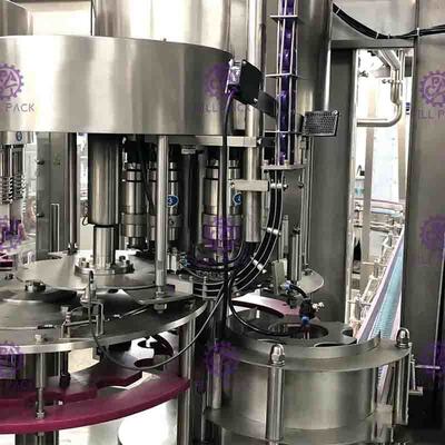 l'eau de 2L Monoblock rinçant la bouteille de capsulage remplissante 0.5Mpa potable pur d'ANIMAL FAMILIER de machine