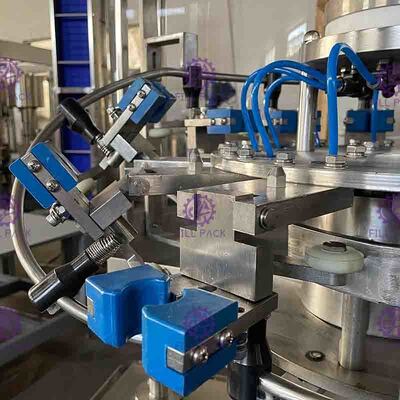 Machine de remplissage de l'eau de bouteille de l'ANIMAL FAMILIER 50BPM avec 12 têtes de rinçage