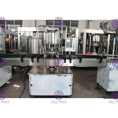 Machine de remplissage de bouteilles de l'eau SUS304/SUS316, ligne remplissante liquide pure à échelle réduite