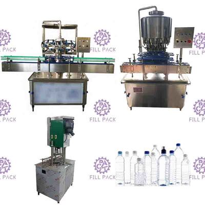 Machine de remplissage automatique de l'eau potable 2000BPH pour la petite bouteille d'ANIMAL FAMILIER