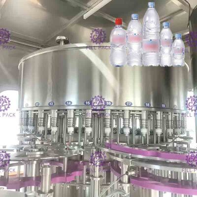 eau potable 3 de l'ANIMAL FAMILIER 500ml/1L/2L dans 1 Monoblock rinçant l'équipement/usine/machine/système/ligne de capsulage remplissants