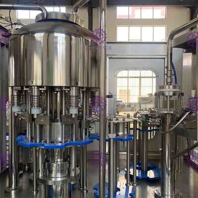 Non ligne de remplissage de l'eau minérale de la soude 300BPH 2L avec de grande précision