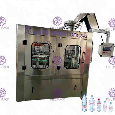 Petit équipement remplissant 3 de l'eau de bouteille d'ANIMAL FAMILIER automatique dans 1/Monoblock Aspetic 2000ml