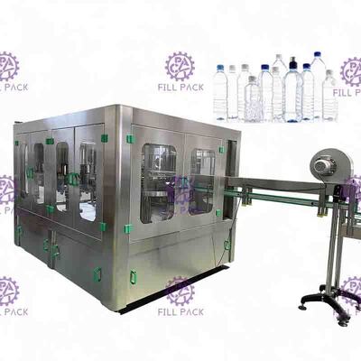 Contrôle 3 de PLC dans 1 machine de remplissage de l'eau SUS304 avec le couvercle à visser