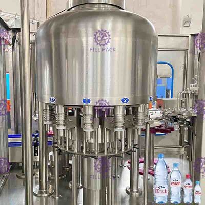 Machine de remplissage automatique de boissons non-gazéifiées 1200bph 3 rotatoires dans 1