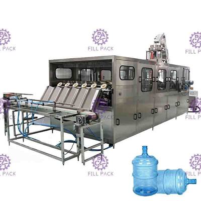 Équipement/usine/machine/système/ligne de capsulage remplissants de lavage de l'eau de seau/bouteille de baril/gallon