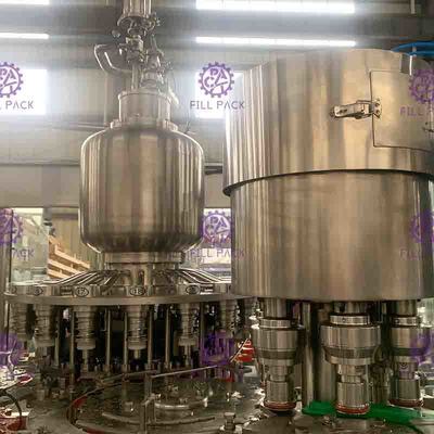 Équipement orange de Juice Filling And Capping Machine de remplissage à chaud de 5000BPH Monoblock de machine de fruit en plastique automatique de bouteille