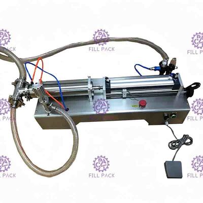 machine de remplissage pneumatique de liquide de pâte de la tête 0.6mpa simple