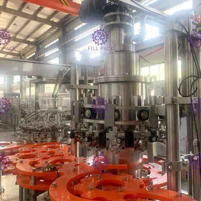 Touchez l'acier inoxydable rotatoire des têtes 4.5KW de la machine de remplissage de jus 18