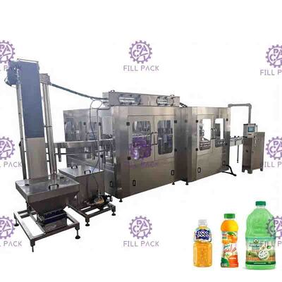 3 dans 1 pour la boisson automatique Juice Hot Filling Machine d'ANIMAL FAMILIER/bouteille en verre
