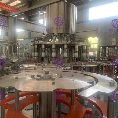 Équipement de mise en bouteilles commercial de jus concentré par machine de remplissage à chaud de capacité élevée