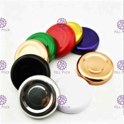 couvercle à visser en métal de fer-blanc de 38mm 43mm Juice Glass Bottle Caps Lid 48mm 53mm 58mm