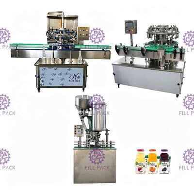 Ligne de capsulage remplissante de fruit de la bouteille en verre 0-2L de lavage automatique de Juice Beverage Hot Filling Machine