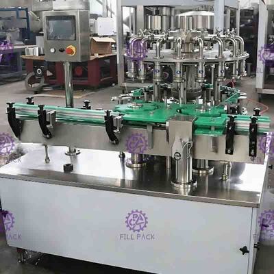 Ligne de capsulage remplissante de fruit de la bouteille en verre 0-2L de lavage automatique de Juice Beverage Hot Filling Machine