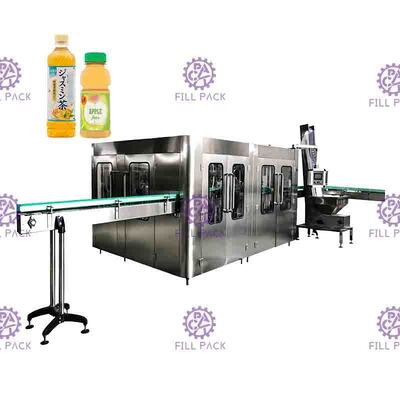 4 automatiques en 1 granule de fruit de pulpe de Monoblock de bouteilles d'ANIMAL FAMILIER de Juice Filling Machine