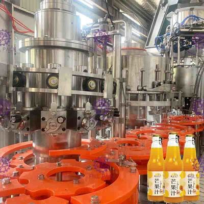 Machine automatique 3 de Juice Fruit Pulp Filling Capping en 1 boisson de granule de Monoblock
