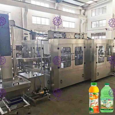 Monoblock lavant l'équipement en plastique de bouteille de Juice Filling Capping Machine CGF32-32-10
