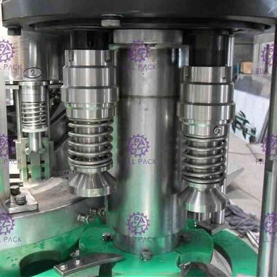 non - machine de remplissage complètement automatique de boissons de jus du gaz 4.2Kw pour la bouteille en verre