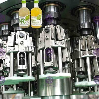 Machine de remplissage liquide de bouteille en verre de Full Auto, fruit Juice Filler 8000BPH
