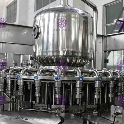 remplissage à chaud de 0.4Mpa 8000BPH Juice Machine For Glass Jars orange avec la torsion outre des chapeaux