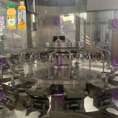 Le plastique de machine de remplissage de jus de pulpe de capacité élevée met le contrôle en bouteille de PLC
