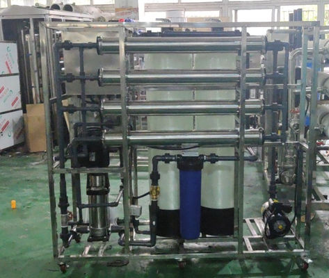 Système de traitement de l'eau de RO d'osmose d'inversion de 1000LPH Monoblock