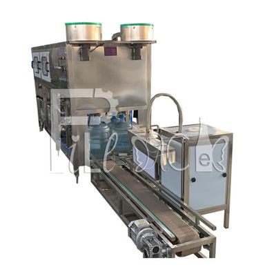 Machine de remplissage de bouteilles pure de l'eau de PLC 300BPH 18.9L anticorrosion