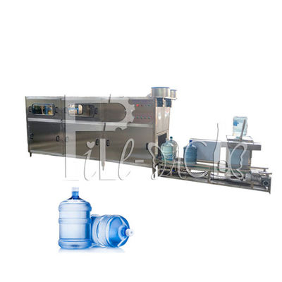 Machine de remplissage de bouteilles pure de l'eau de PLC 300BPH 18.9L anticorrosion