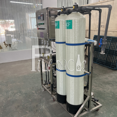 Système de traitement de l'eau potable 500lph d'acier inoxydable avec la membrane 4040