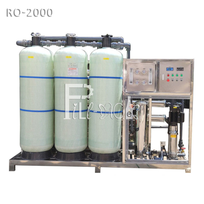 Stérilisateur UV de l'eau 2000LPH de traitement de machine de RO d'inversion d'osmose de système potable de purification