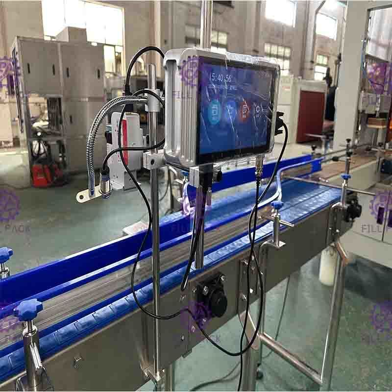 2 têtes 120m/Min Inkjet Date Coder Machine avec le bec réglable