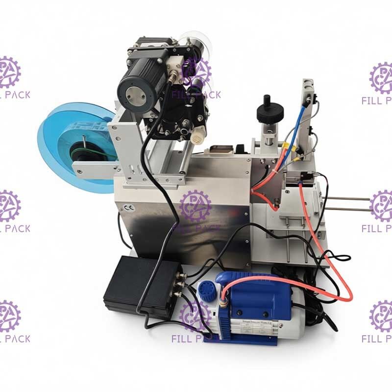 Machine à étiquettes 1800BPH de bouteille adhésive d'autocollant semi automatique pour les côtés carrés de la bouteille 3